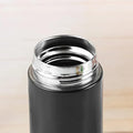 Your Name Personalized Stainless Steel Sports Water Bottle with LED Temperature Display, Corporate Gift smart Bottle (Black)