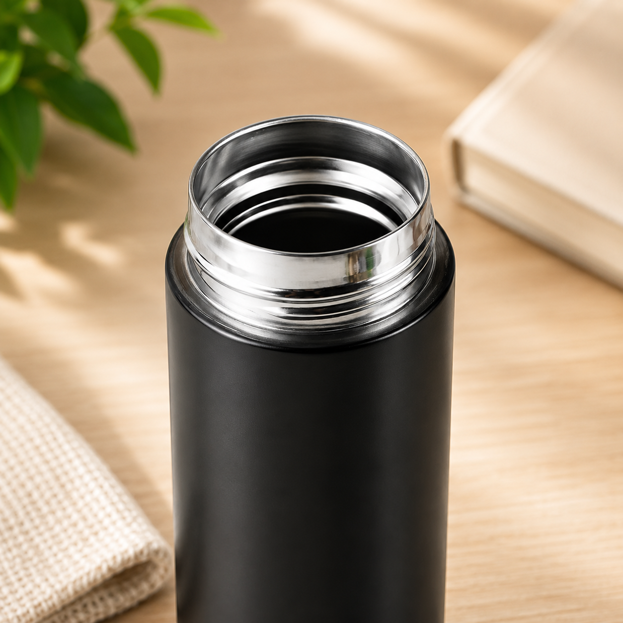 Personalized Stainless Steel Sports Water Bottle with LED Temperature Display